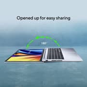 Asus Vivobook 15 (X1502) (2022) Laptop - 12th Gen / Intel Core i7-12700H / 15.6inch FHD / 512GB SSD / 16GB RAM / Shared Intel Iris Xe Graphics / Windows 11 Home / English & Arabic Keyboard / Silver / Middle East Version - [X1502ZA-BQ1176W]