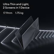 Asus Zenbook Pro 14 Duo OLED UX8402 (2023) Laptop - 13th Gen / Intel Core i9-13900H / 14.5inch 2.8K / 1TB SSD / 32GB RAM / 8GB NVIDIA GeForce RTX 4060 Graphics / Win 11 Home / English & Arabic Keyboard / Black / Middle East Version - [UX8402VV-OLEDI9TB]