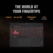 Asus TUF Gaming A15 Gaming (2023) Laptop - AMD Ryzen 9-7940HS / 15.6inch FHD / 1TB SSD / 16GB RAM / 8GB NVIDIA GeForce RTX 4070 Graphics / Windows 11 Home / English & Arabic Keyboard / Mecha Gray / Middle East Version - [FA507XI-LP018W]