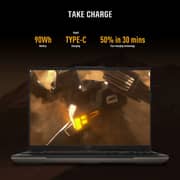 Asus TUF Gaming A16 Advantage Edition Gaming (2023) Laptop - AMD Ryzen 7-7735HS / 16inch WUXGA / 512GB SSD / 16GB RAM / 8GB AMD Radeon RX 7600S Graphics / Windows 11 Home / English & Arabic Keyboard / Sandstorm / Middle East Version - [FA617NS-N3085W]
