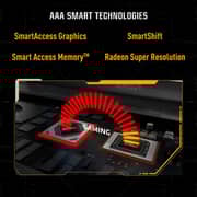 Asus TUF Gaming A16 Advantage Edition Gaming (2023) Laptop - AMD Ryzen 7-7735HS / 16inch WUXGA / 512GB SSD / 16GB RAM / 8GB AMD Radeon RX 7600S Graphics / Windows 11 Home / English & Arabic Keyboard / Sandstorm / Middle East Version - [FA617NS-N3085W]