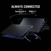 Asus ROG Flow X16 Gaming (2023) Laptop - 13th Gen / Intel Core i9-13900H / 16inch WQXGA / 1TB SSD / 16GB RAM / 8GB NVIDIA GeForce RTX 4060 Graphics / Windows 11 Home / English & Arabic Keyboard / Off Black / Middle East Version - [GV601VV-NL030W]