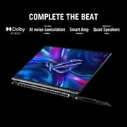 Asus ROG Flow X16 Gaming (2023) Laptop - 13th Gen / Intel Core i9-13900H / 16inch WQXGA / 1TB SSD / 16GB RAM / 8GB NVIDIA GeForce RTX 4060 Graphics / Windows 11 Home / English & Arabic Keyboard / Off Black / Middle East Version - [GV601VV-NL030W]