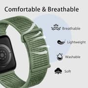 Protect Nylon Watch Strap Green