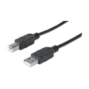 Manhattan Hi-Speed USB Device Cable A Male / B Male- Black