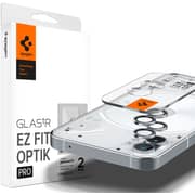 Spigen GLAStR EZ Fit Optik PRO Camera Lens Screen Protector designed for Nothing Phone (1) - Silver 2 Pack