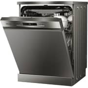 Hisense Dishwasher Free Standing 13 Place Setting With 8 Programs Silver - HS622E90G