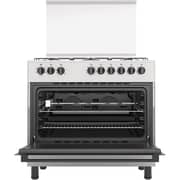 Hisense HGI9B20S 90cm Freestanding Gas Cooker with Dual Fan 105L Multifunction Oven Stainless Steel