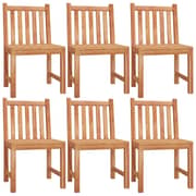 vidaXL 7 Piece Garden Dining Set Solid Wood Teak