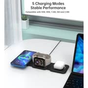 Choetech 3-in-1 Foldable Magnetic Wireless Charger Black