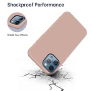 حافظة مغناطيسية لهاتف أيفون 12/12 برو من تشويتيك، لون وردي