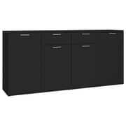vidaXL Sideboard Black 160x36x75 cm Engineered Wood