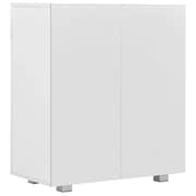 vidaXL Sideboard High Gloss White 71x35x76 cm Engineered Wood