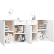 vidaXL Sideboard White 160x36x75 cm Engineered Wood