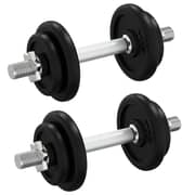 vidaXL Dumbbell with Plates Set 40 kg