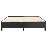vidaXL Box Spring Bed Frame Black 180x200 cm 6FT Super King Faux Leather