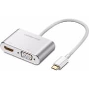 Ugreen USB-C to HDMI Plus VGA Plus USB 3.0 Adapter Grey - CM162-50505