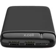 Xcell Power Bank 10000mAh Black XL-BD-PC10KPD-CBMA With USB-C Cable 1.2m