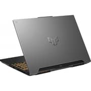 Asus TUF Dash Gaming (2022) Laptop- 12th Gen / 15.6inch FHD / Core i7-12700H / 1TB SSD / 16GB RAM / 6GB NVIDIA GeForce RTX 3060 / Win11 / English Keyboard / Grey / International Version- FX507ZM-HN138