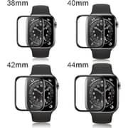 Glassology Hard PC Case for Apple Watch Ultra 49mm with 9H Tempered Glass, Full Coverage, Touch Sensitive, Ultra-Thin HD Bumper - Clear