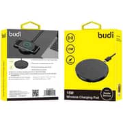 Budi Fast Wireless Charging Pad Black