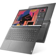 Lenovo Yoga Slim 6 14IAP8 (2022) Laptop - 12th Gen / Intel Core i7-1260P / 14inch 2.2K / 1TB SSD / 16GB RAM / Shared Intel Iris Xe Graphics / Windows 11 Home / English & Arabic Keyboard / Grey / Middle East Version - [82WU005RAX]