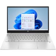 HP Pavilion (2022) Laptop - 12th Gen / Intel Core i5-1235U / 14inch FHD / 512GB SSD / 8GB RAM / 2GB NVIDIA GeForce MX550 Graphics / Windows 11 Home / English & Arabic Keyboard / Silver / Middle East Version - [14-DV2009NE]