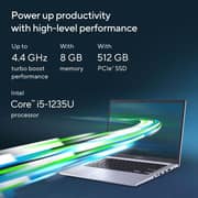 Asus Vivobook 14 (2022) Laptop - 12th Gen / Intel Core i5-1235U / 14inch FHD / 512GB SSD / 8GB RAM / Shared Intel UHD Graphics / Windows 11 Home / English & Arabic Keyboard / Blue / Middle East Version - [X1402ZA-EB110W]