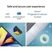 Asus Vivobook 14 (2022) Laptop - 12th Gen / Intel Core i5-1235U / 14inch FHD / 512GB SSD / 8GB RAM / Shared Intel UHD Graphics / Windows 11 Home / English & Arabic Keyboard / Blue / Middle East Version - [X1402ZA-EB110W]