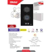 Nobel Built In 2 Burner Gas Hobs NBH2101GH
