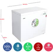 Nobel Chest Freezer 215 Litres NCF215