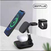 Digitplus 4-in-1 Wireless Charger Black