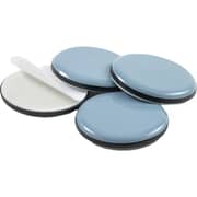 Magic Sliders Round Furniture Sliding Discs 4 Pack Grey