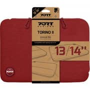 Port Torino II Laptop Sleeve Red 13/14inch Laptops