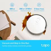 TPLink Robot Vacuum Cleaner & Auto-Empty Dock White Tapo RV10 Plus
