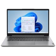 Lenovo IdeaPad 1 14IAU7 (2022) Laptop- 12th Gen / Core i3-1215U / 14inch HD / 128GB SSD / 4GB RAM / Intel UHD Graphics / Wind11 Home in S mode / English Keyboard / Grey / International Version- [82QC003VUS]