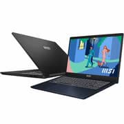 لابتوب إم إس آي ألترابوك (2021) - معالج إنتل كور i5-1155G7 الجيل 11 / شاشة FHD مقاس 15.6 بوصة / ذاكرة تخزين SSD سعة 512 جيجا / رام 8 GB / بطاقة رسوميات مشتركة إنتل آيريس Xe /  ويندوز 11 هوم / لوحة مفاتيح إنجليزية وعربية / أسود 