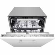 LG QuadWash Built-in Steam Dishwasher, 14 Place Settings, EasyRack Plus, Inverter Direct Drive, ThinQ DBC425TS