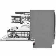 LG QuadWash Built-in Steam Dishwasher, 14 Place Settings, EasyRack Plus, Inverter Direct Drive, ThinQ DBC425TS