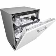 LG QuadWash Built-in Steam Dishwasher, 14 Place Settings, EasyRack Plus, Inverter Direct Drive, ThinQ DBC425TS