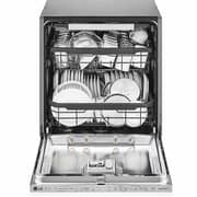 LG QuadWash Built-in Steam Dishwasher, 14 Place Settings, EasyRack Plus, Inverter Direct Drive, ThinQ DBC425TS