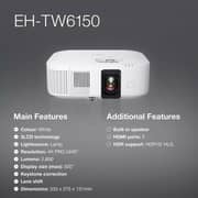 Epson 4K PRO-UHD 3 LCD Projector EH-TW6150
