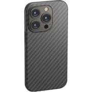 Max & Max Carbon Fiber Case With Screen Protector Black iPhone 14 Pro