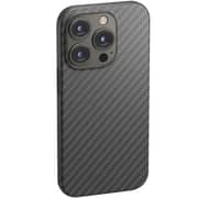 Max & Max Carbon Fiber Case With Screen Protector Black iPhone 14 Pro Max