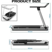 Foldable Treadmill, 4HP Peak Motor, 28-Level Auto Incline, Max Speed 14.8 KM/H, Bluetooth, Shock Absorption, ZWIFT App, LED Display, 120KG Capacity Running Machine for Home Gym EM-1291