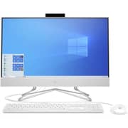 HP All-in-One Desktop PC- 12th Gen / Core i5 / 23.8inch FHD / 512GB SSD / 8GB RAM / Intel Iris Xe Graphics / Win11 Home / English & Arabic Keyboard / White / Middle East Version- 24-CB1025NH