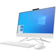 HP All-in-One Desktop PC- 12th Gen / Core i5 / 23.8inch FHD / 512GB SSD / 8GB RAM / Intel Iris Xe Graphics / Win11 Home / English & Arabic Keyboard / White / Middle East Version- 24-CB1025NH