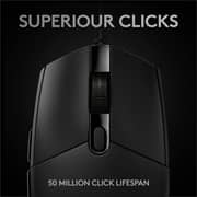 Logitech G Pro Wired Mouse Black