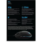 Logitech G Pro Wired Mouse Black