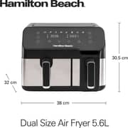 Hamilton Beach Dual Size Air Fryer AF5232-ME